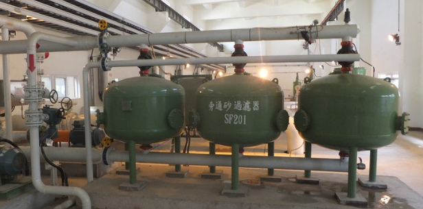 工業淺層砂過濾器應用現場